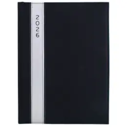 A5 Satin Diary - 2026 Black Front